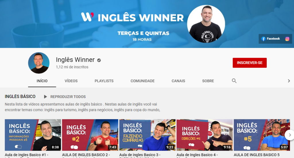 Inglês - Winner - Paulo Barros 