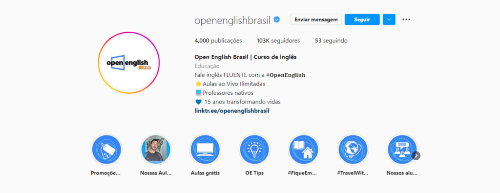 Open English - É sério! 😳 Ao matricular seu filho em nosso curso de  inglês, ele já terá acesso a: 🔹 Plataforma completa 🔹 Professores nativos  🔹 Exercícios interativos Tudo incluído no