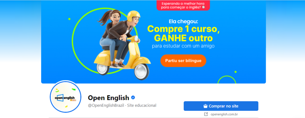 Promoção Open English volta as aulas- compre 1 ganhe outro - APETESP