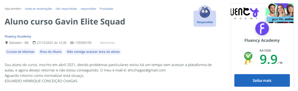 reclamação 3